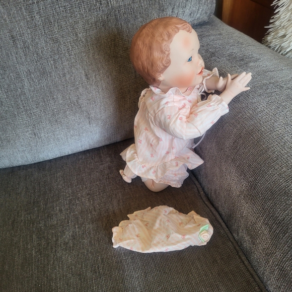 Vintage Collectible Charming Pink Baby Doll with Accessories - Picture 5 of 9